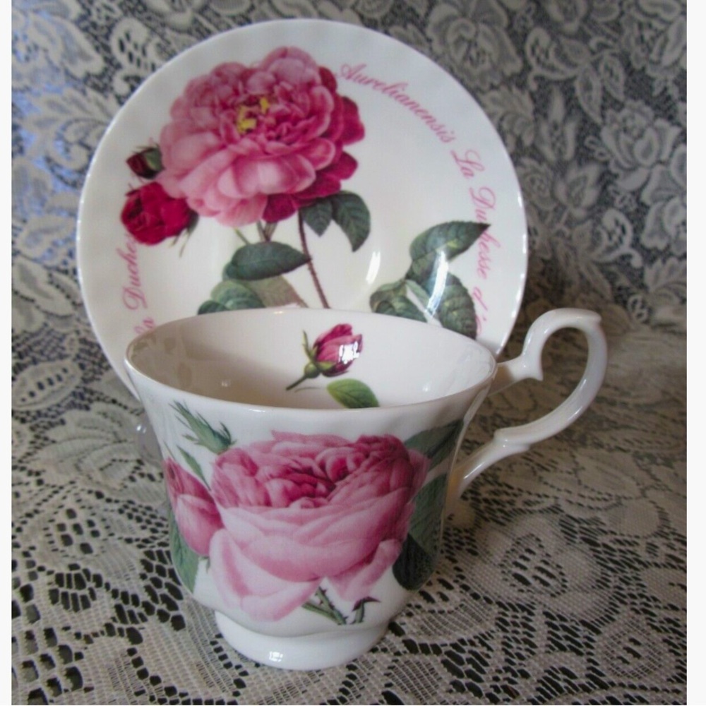 Roy Kirkham~Versailles 2003 Tea Cup and Saucer Fine Bone China~England